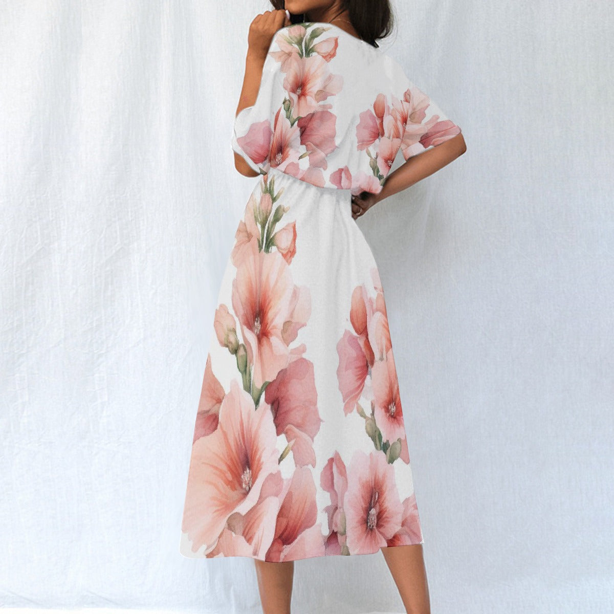 All-Over Print Women's Elastic Waist Dress