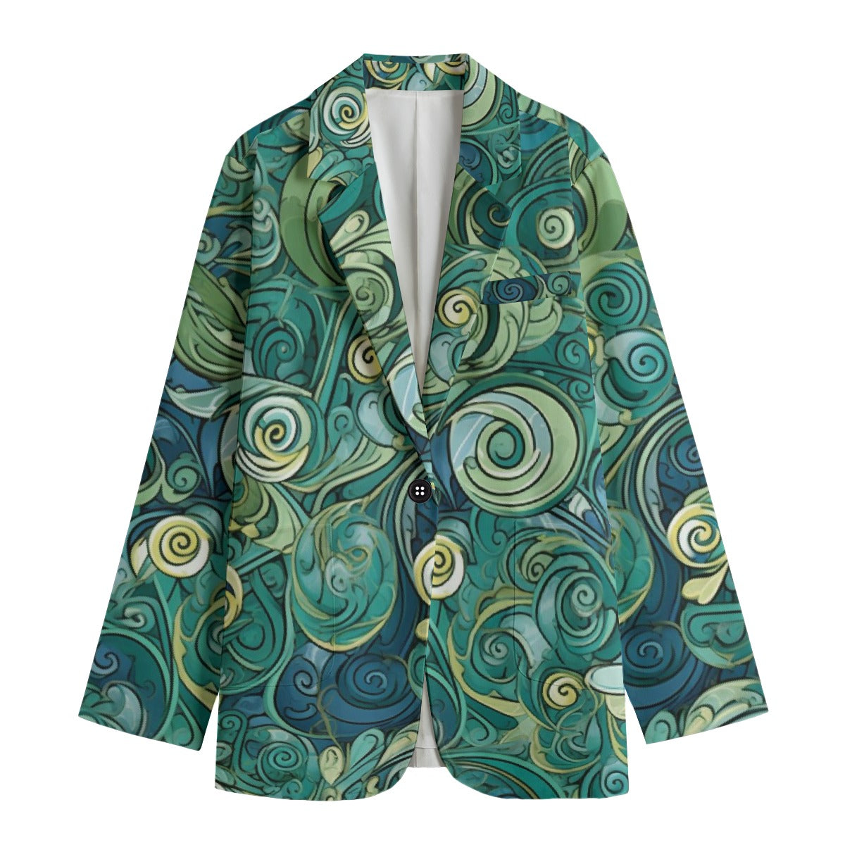 All-Over Print Women's Leisure Blazer