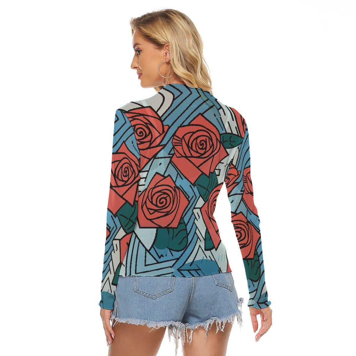 All-Over Print Women's Mesh T-shirt