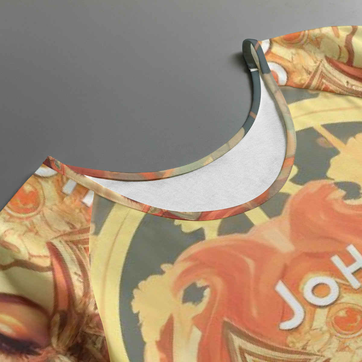 All-Over Print Women's Round Neck T-shirt With Raglan Sleeve