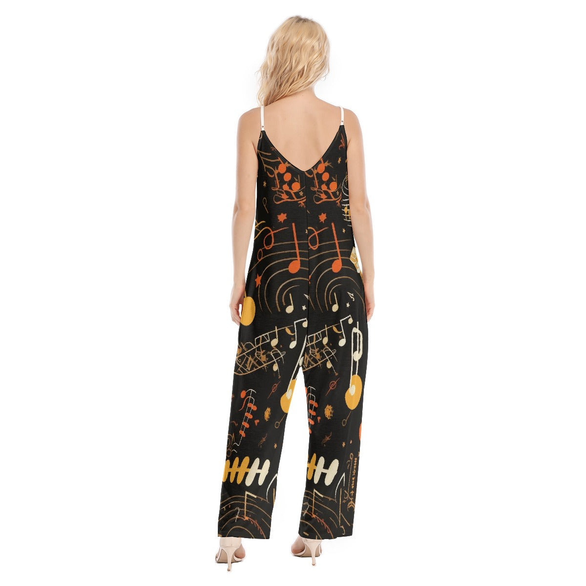All-Over Print Women's Loose Cami Jumpsuit