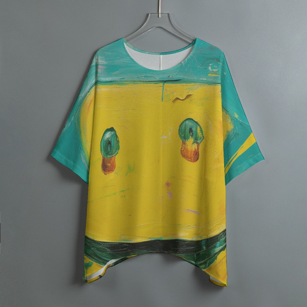 All-Over Print Women's Bat Sleeve Shirt