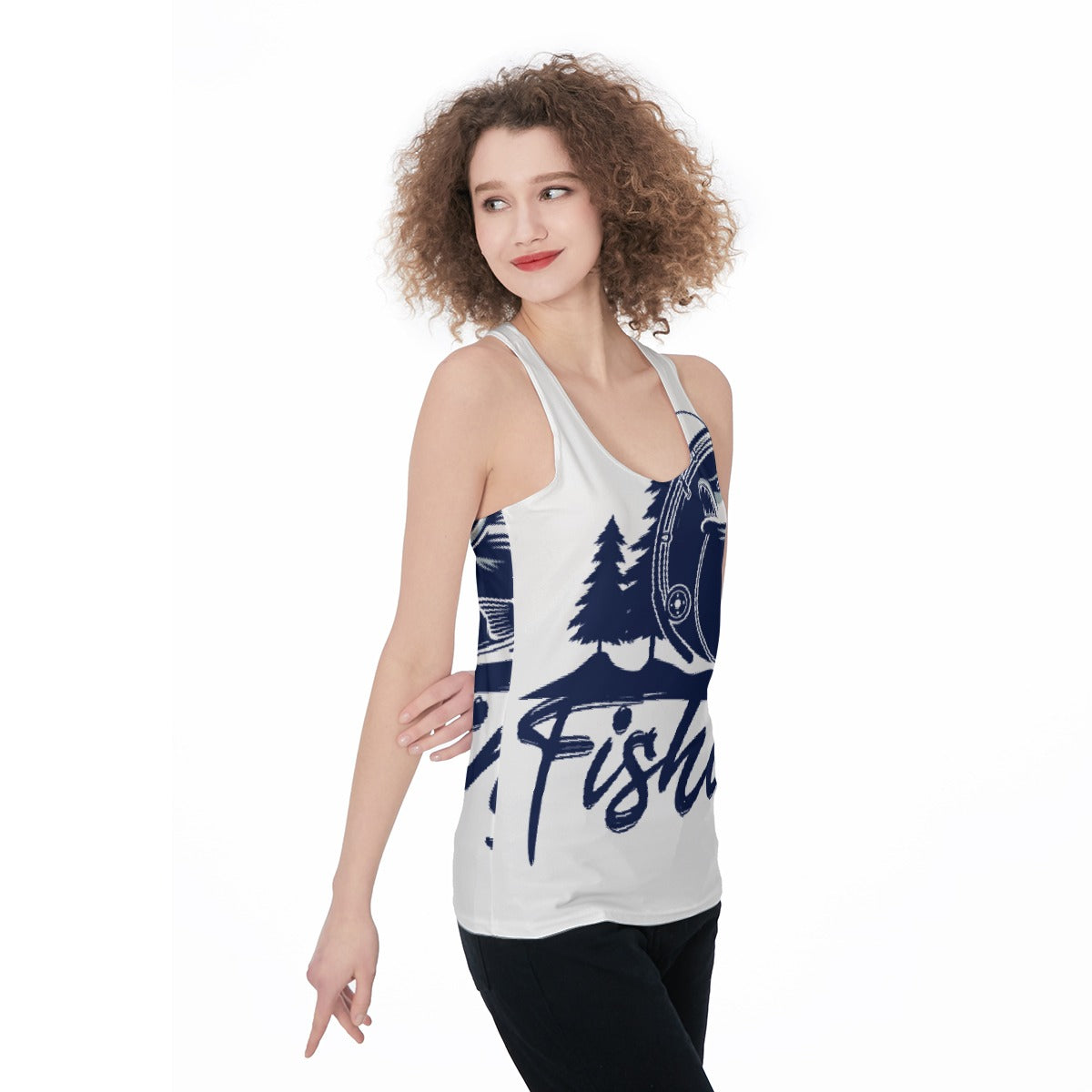 All-Over Print Women's Racerback Tank Top