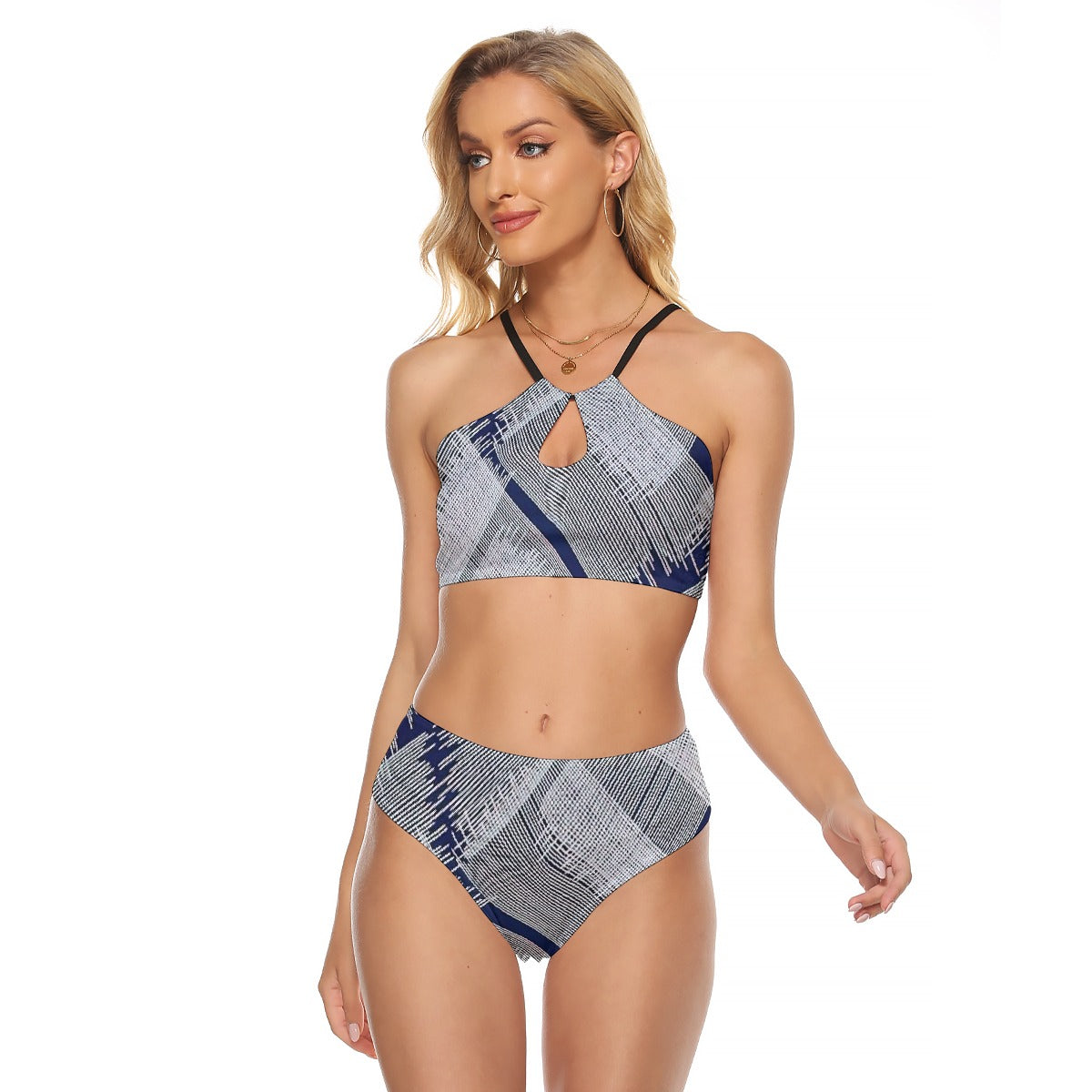 All-Over Print Women's Cami Keyhole One-piece Swimsuit