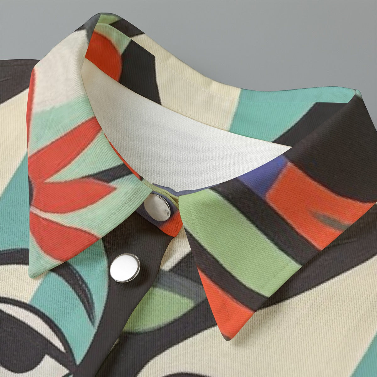 All-Over Print Women's Cropped Jacket | 245GSM Cotton