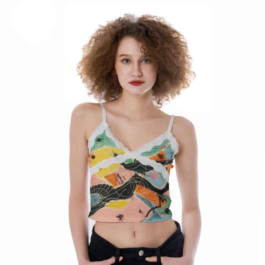 All-Over Print Women's Lace Camisole