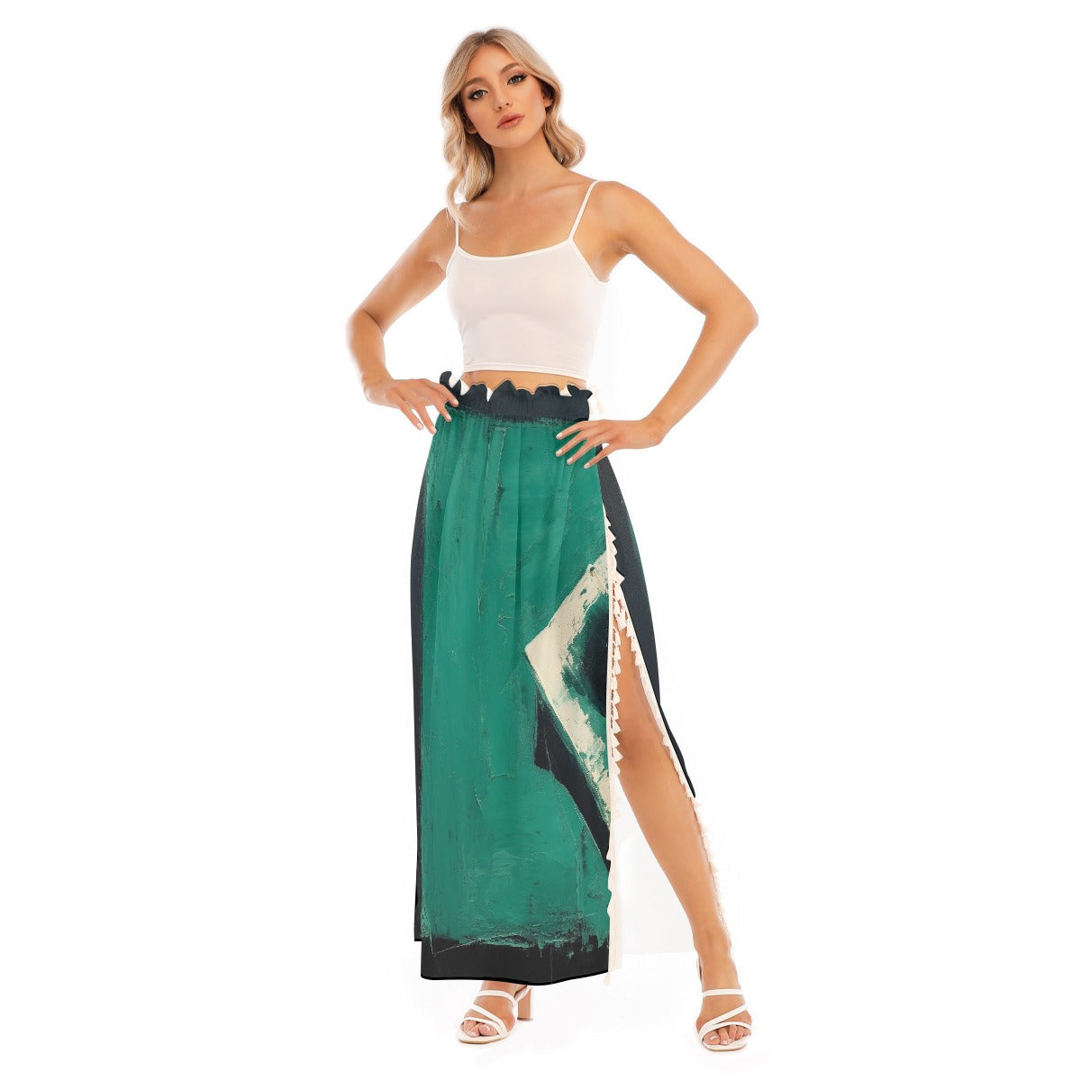 All-Over Print Women's Side Split Skirt