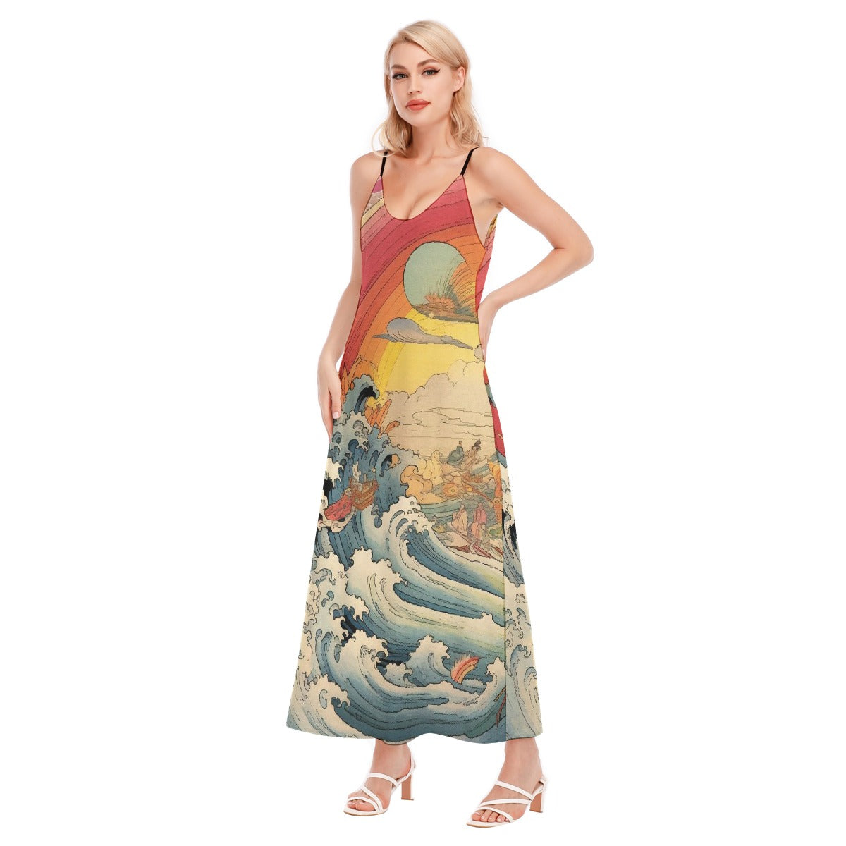 All-Over Print Women's Sling Dress