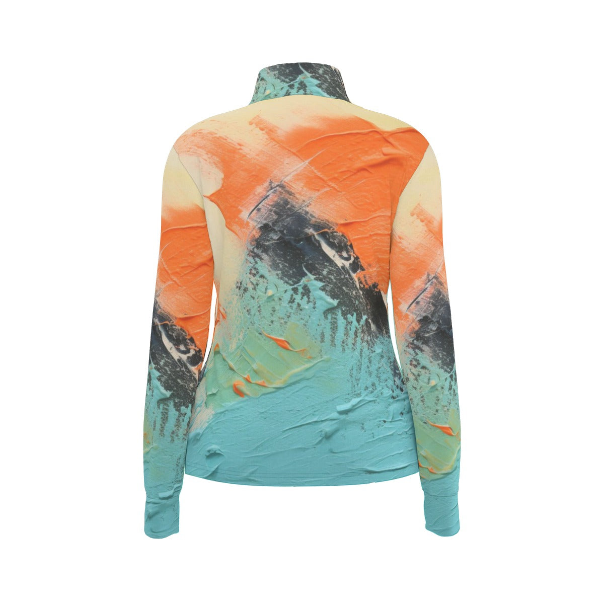 All-Over Print Women's Long Sleeve Thumbhole Jacket