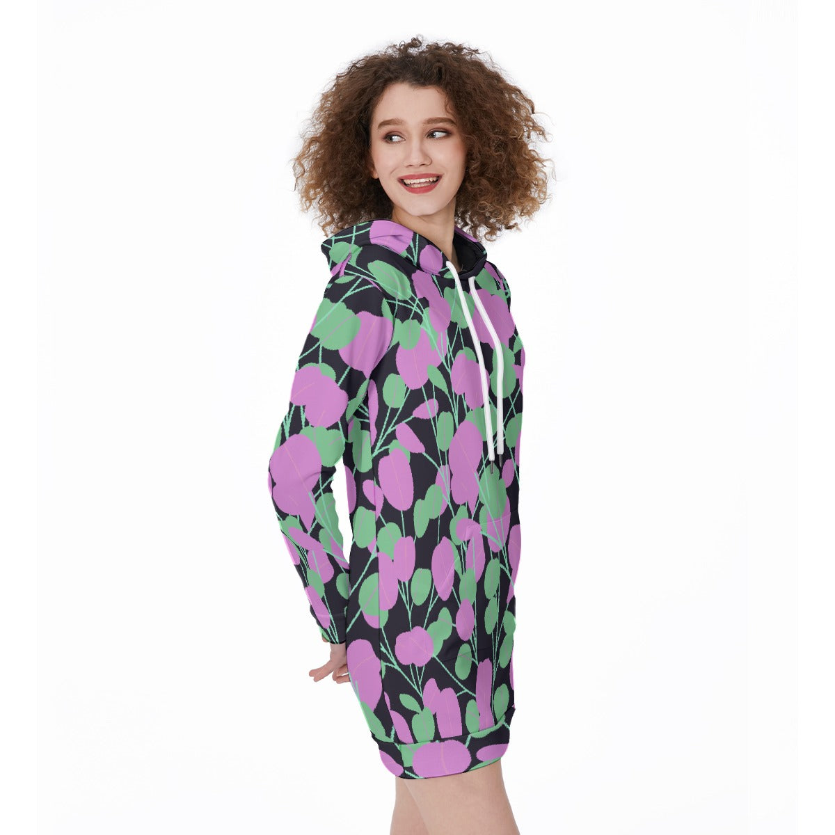 All-Over Print Women's Long Hoodie