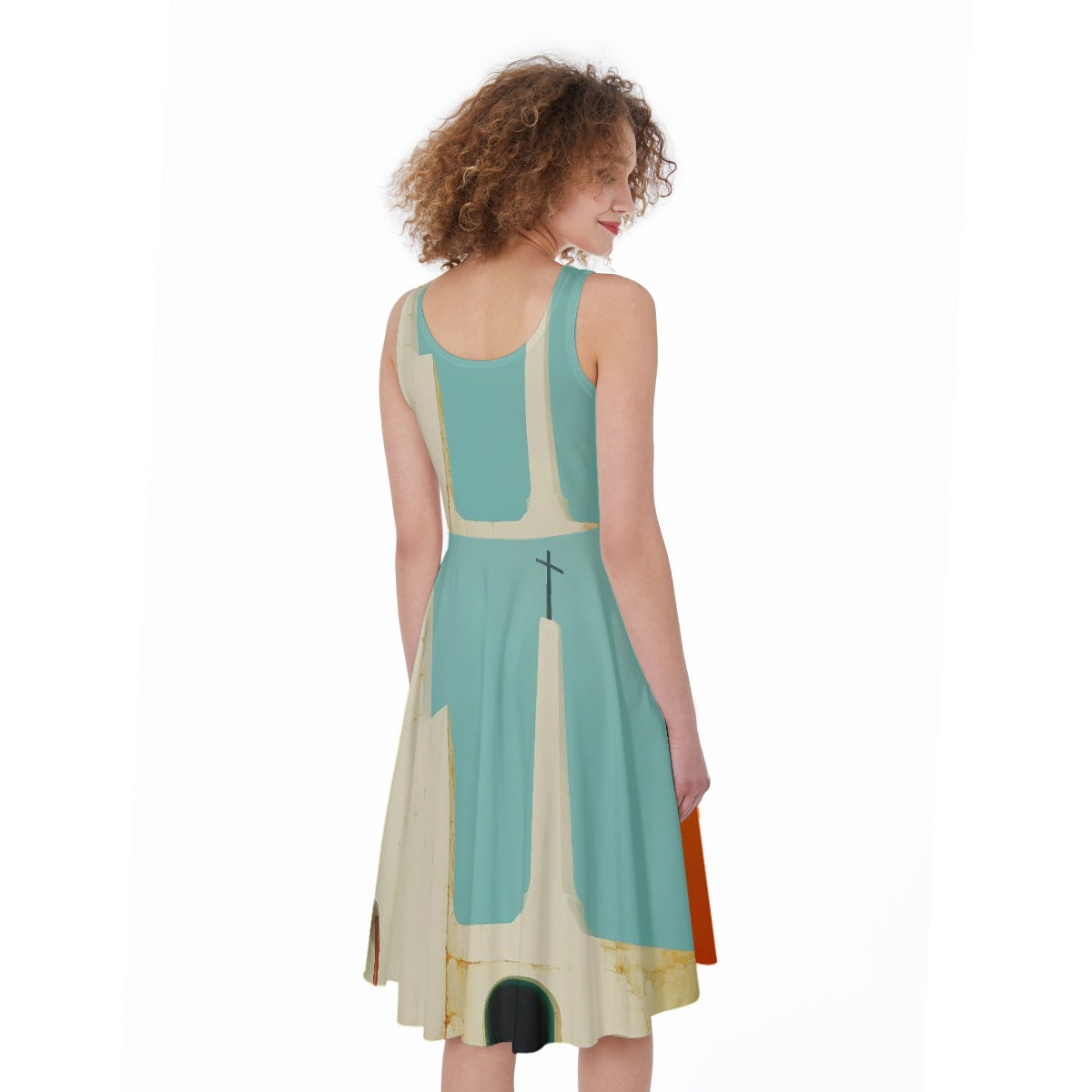 All-Over Print Women's Sleeveless Dress