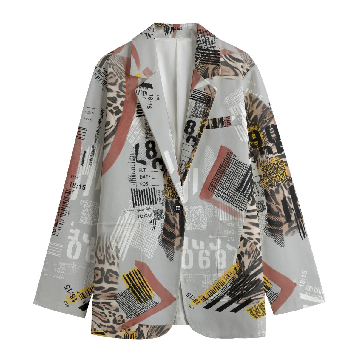 All-Over Print Women's Leisure Blazer
