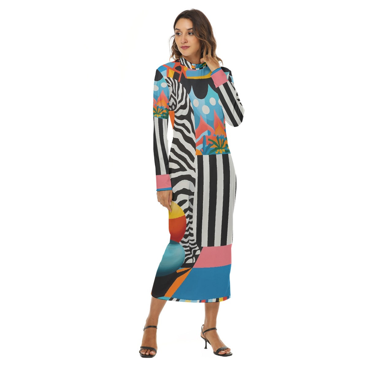 All-Over Print Women's Hip Dress