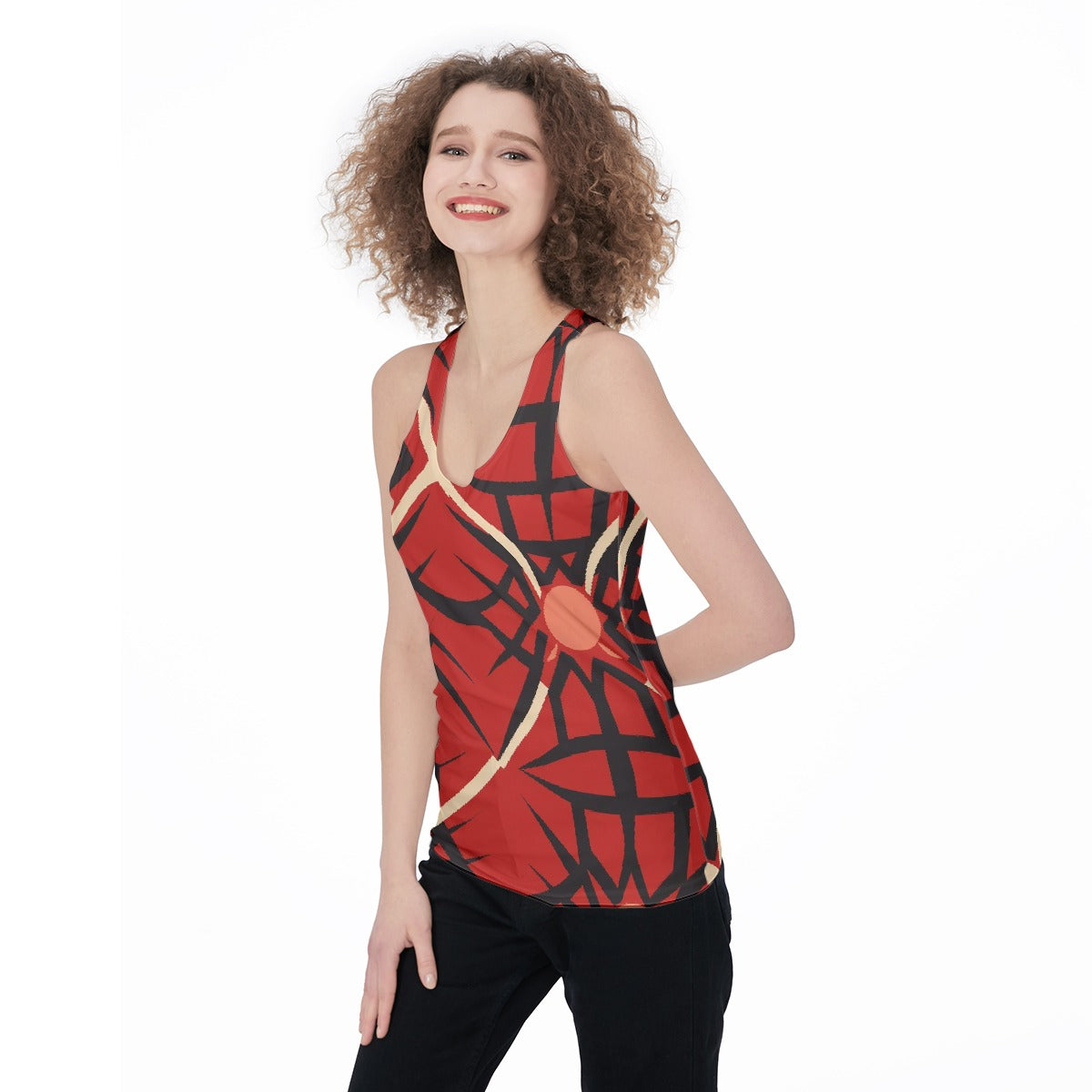 All-Over Print Women's Racerback Tank Top