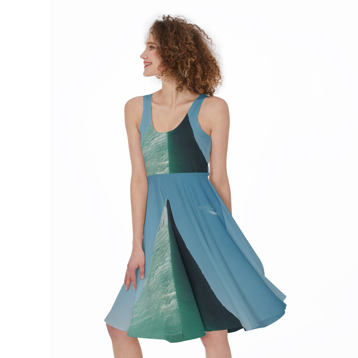 All-Over Print Women's Sleeveless Dress