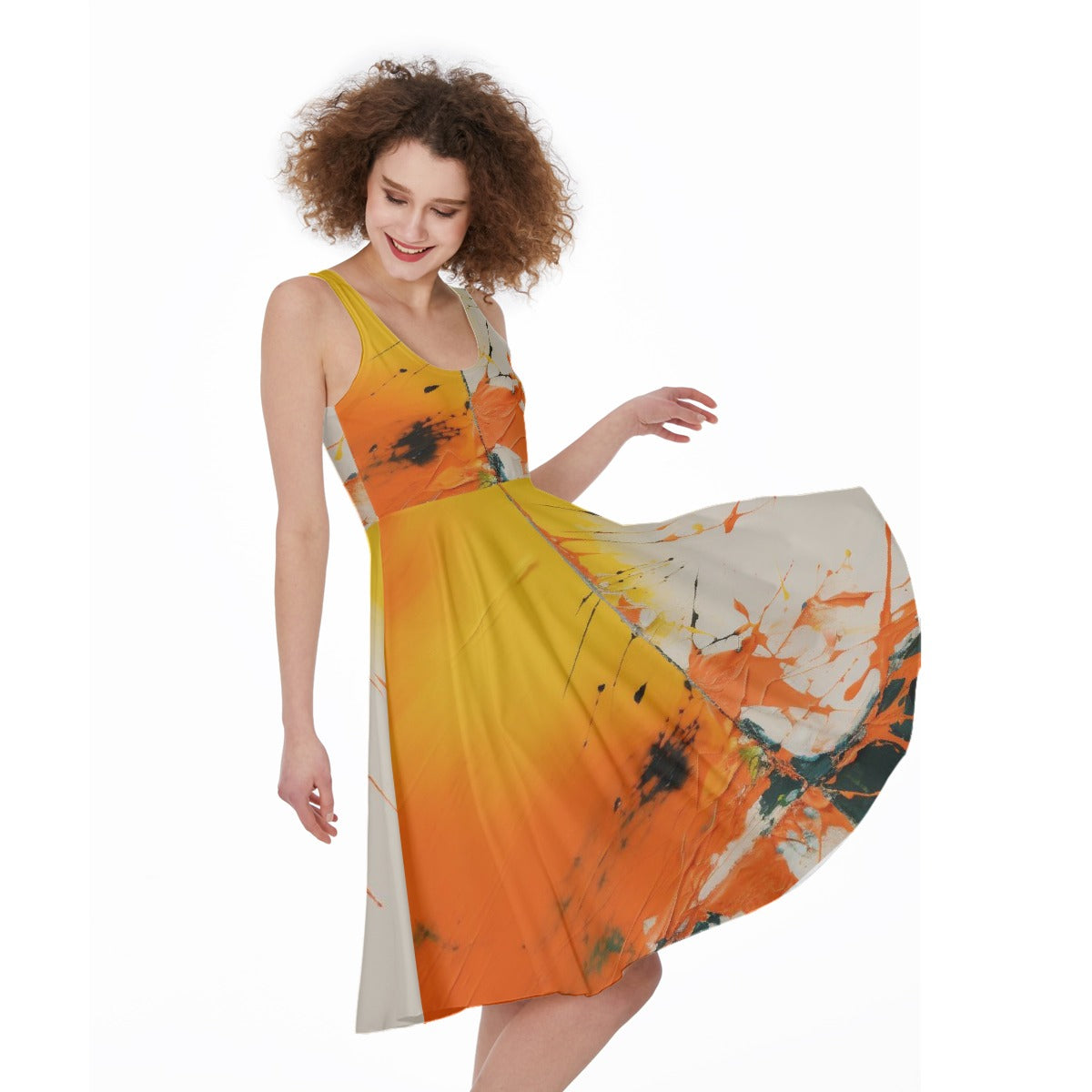 All-Over Print Women's Sleeveless Dress