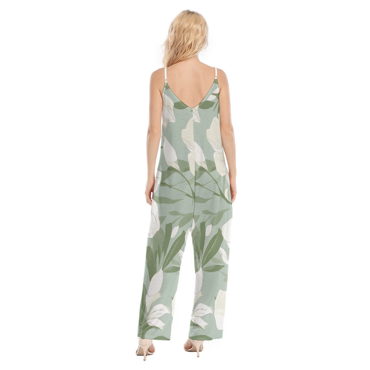 All-Over Print Women's Loose Cami Jumpsuit