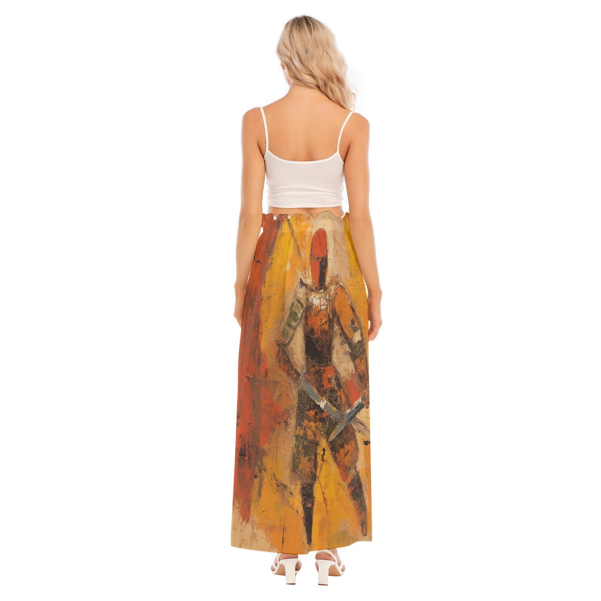 All-Over Print Women's Side Split Skirt