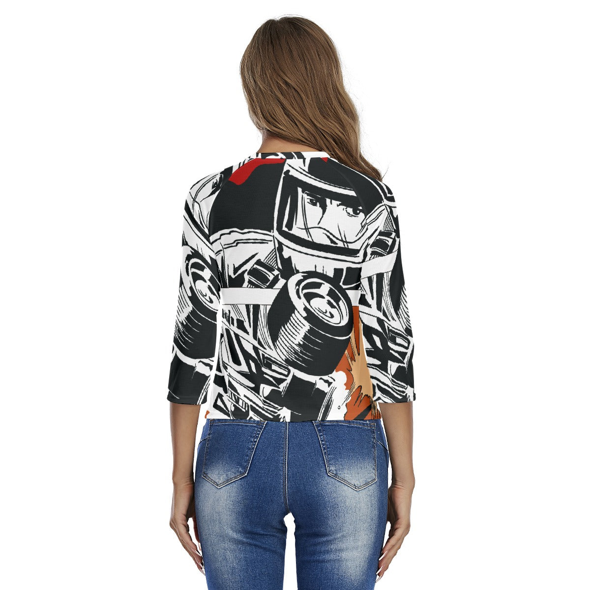 All-Over Print Women's Raglan Sleeves T-shirts