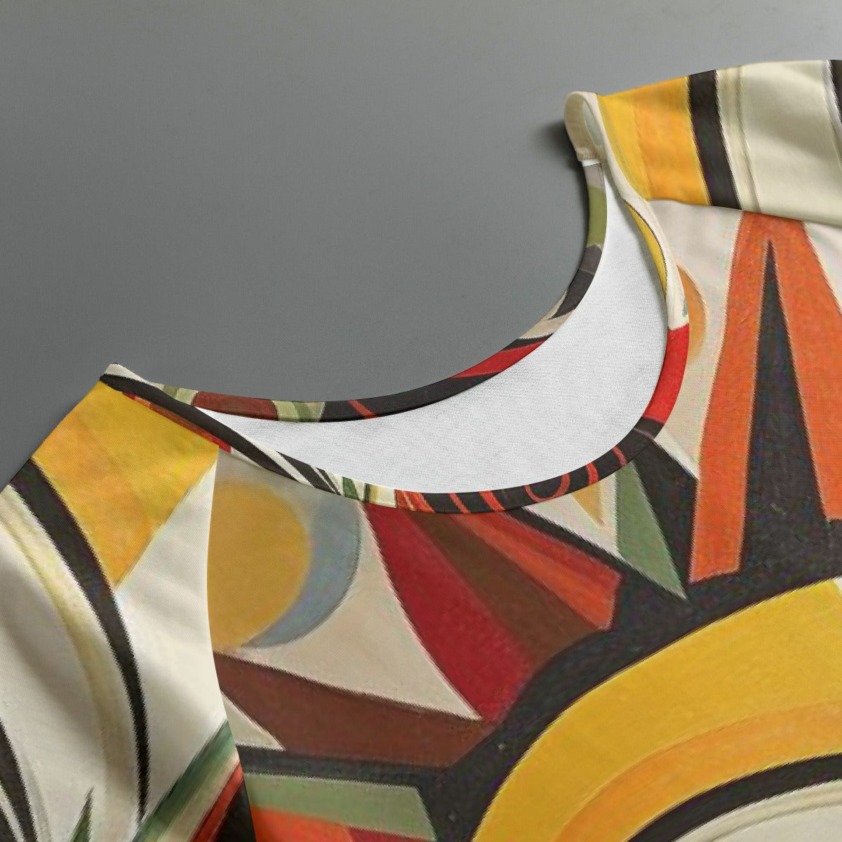All-Over Print Women's Round Neck T-shirt With Raglan Sleeve