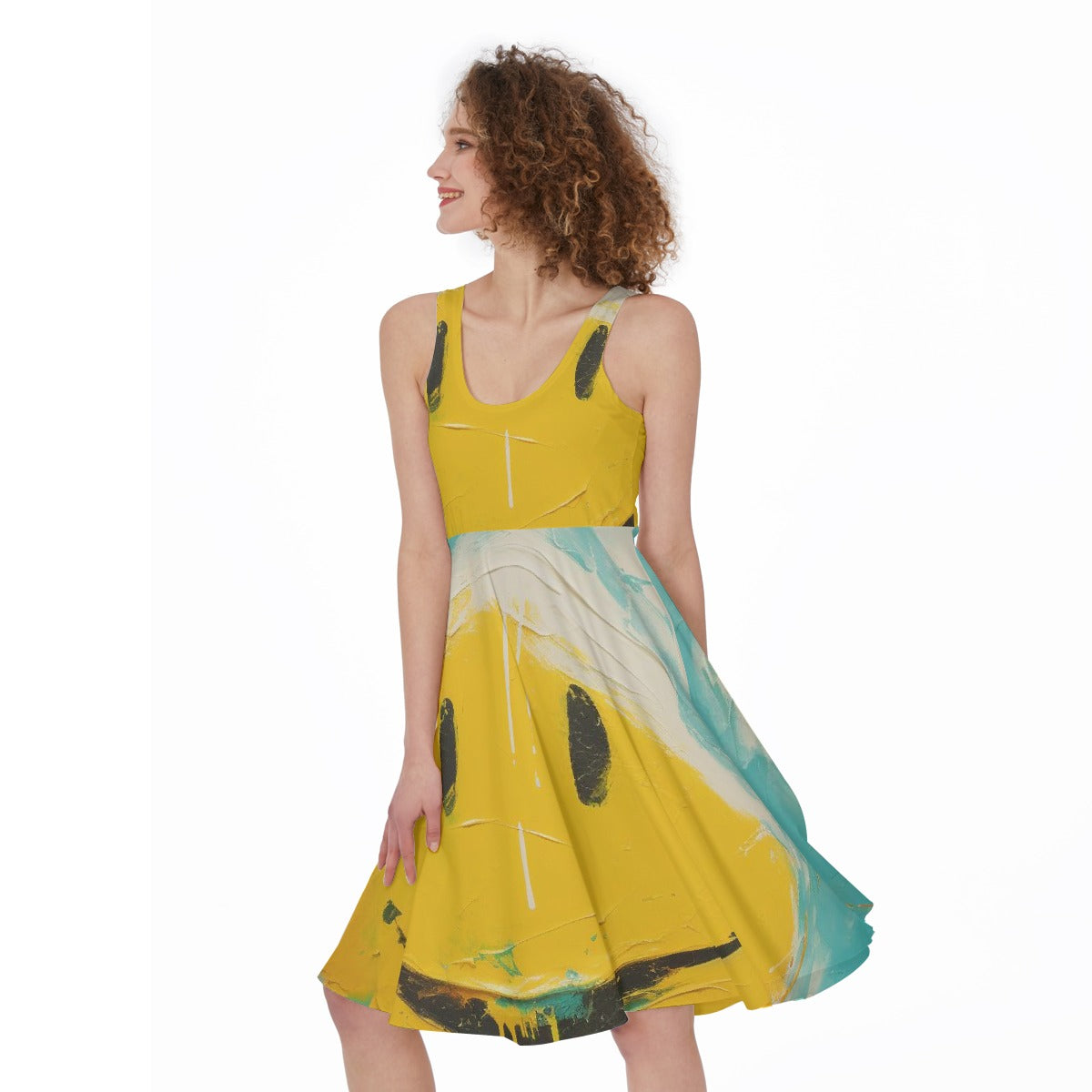All-Over Print Women's Sleeveless Dress