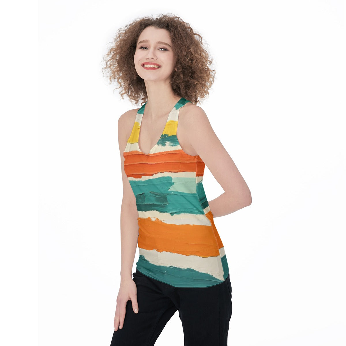 All-Over Print Women's Racerback Tank Top