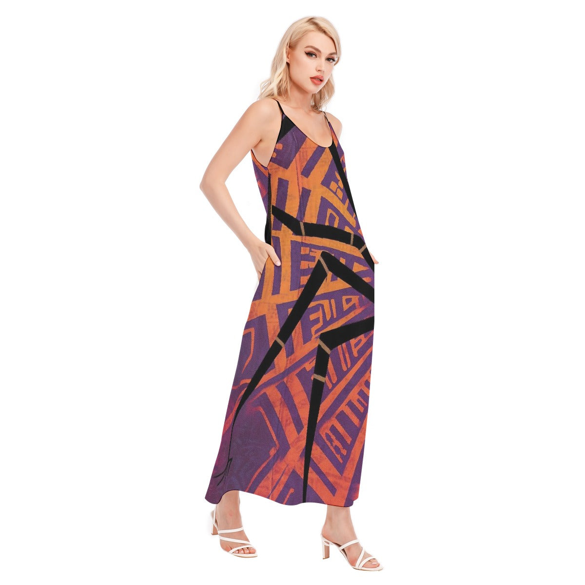 All-Over Print Women's Sling Dress