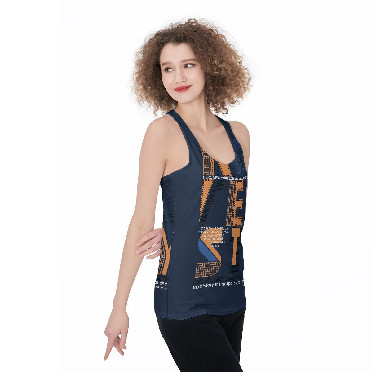 All-Over Print Women's Racerback Tank Top