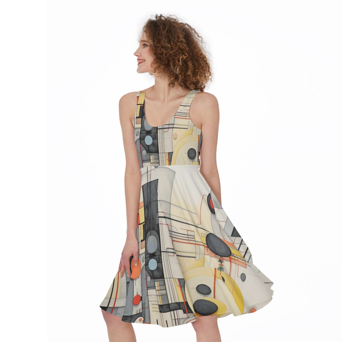 All-Over Print Women's Sleeveless Dress