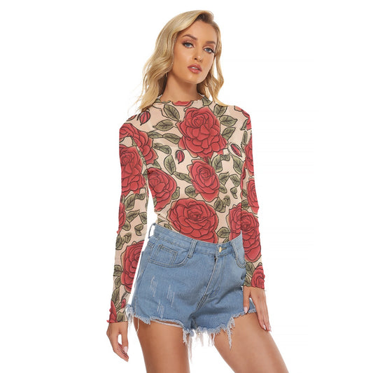 All-Over Print Women's Mesh T-shirt