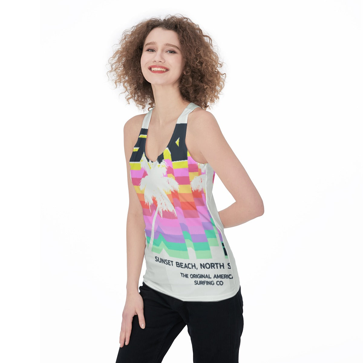 All-Over Print Women's Racerback Tank Top