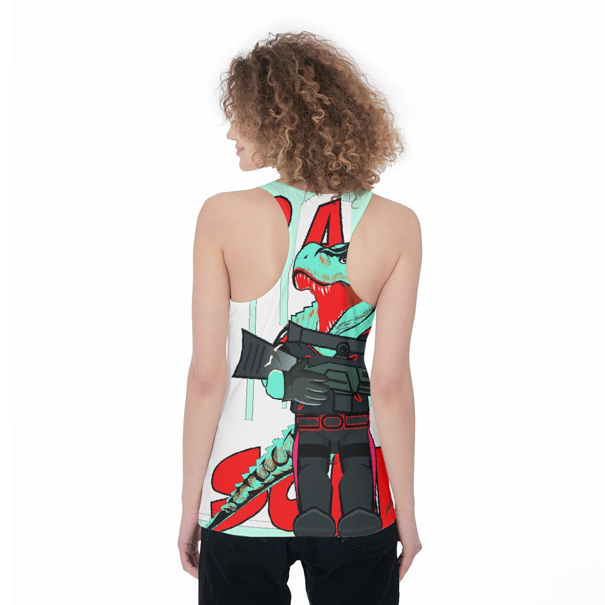 All-Over Print Women's Racerback Tank Top