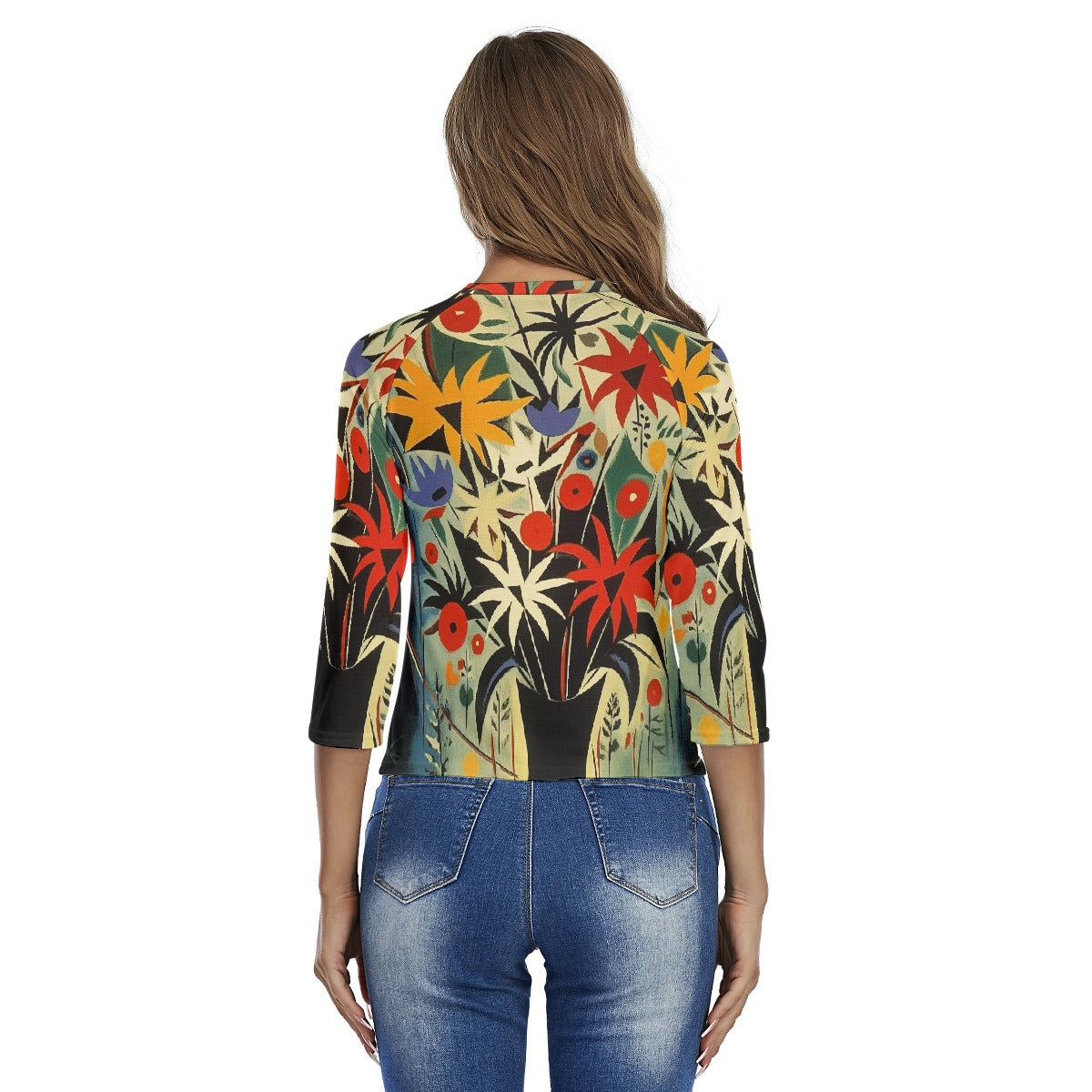 All-Over Print Women's Raglan Sleeves T-shirts