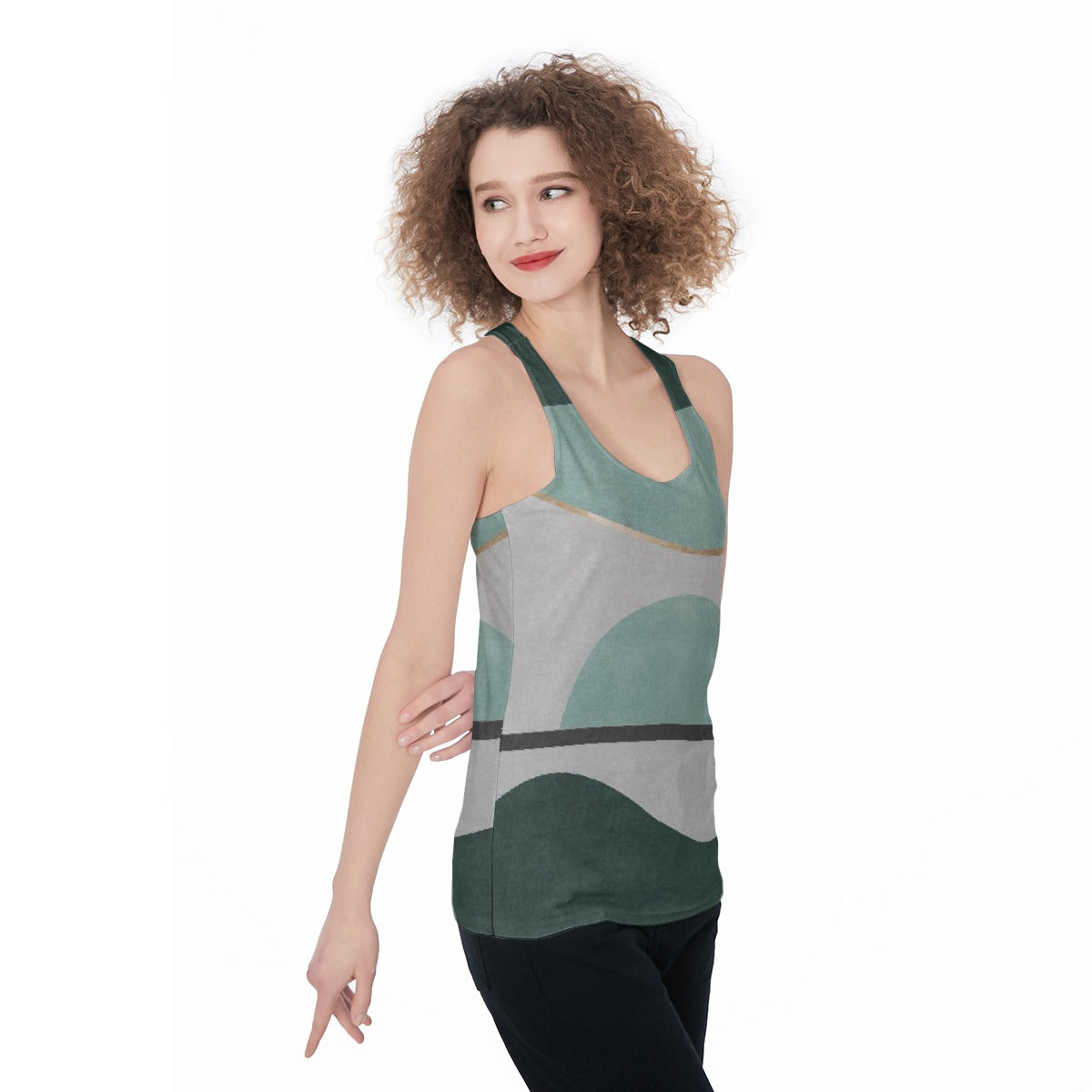 All-Over Print Women's Racerback Tank Top