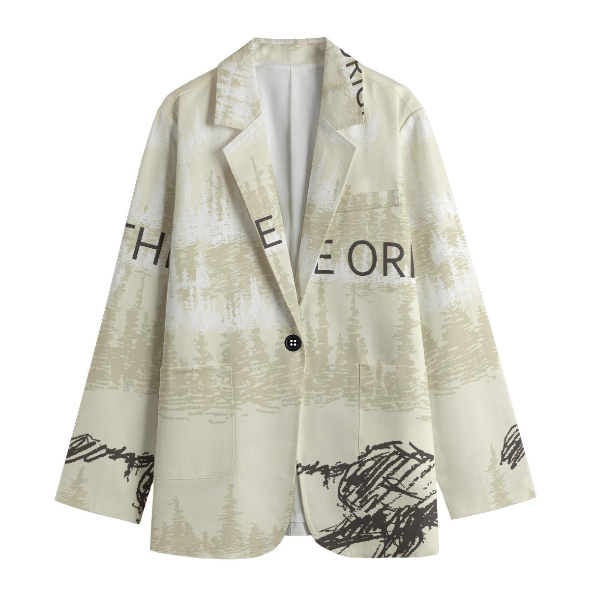 All-Over Print Women's Leisure Blazer