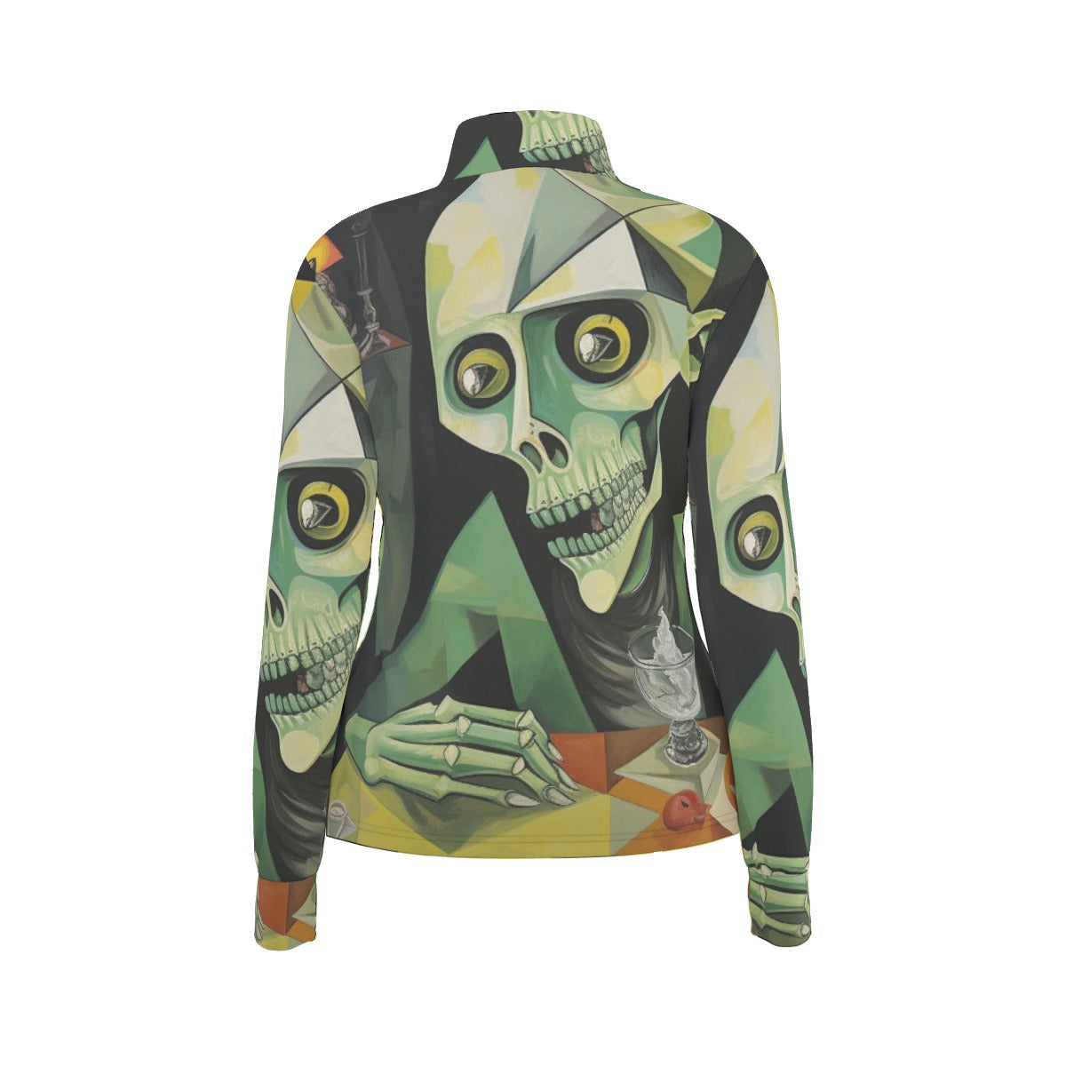 All-Over Print Women's Long Sleeve Thumbhole Jacket