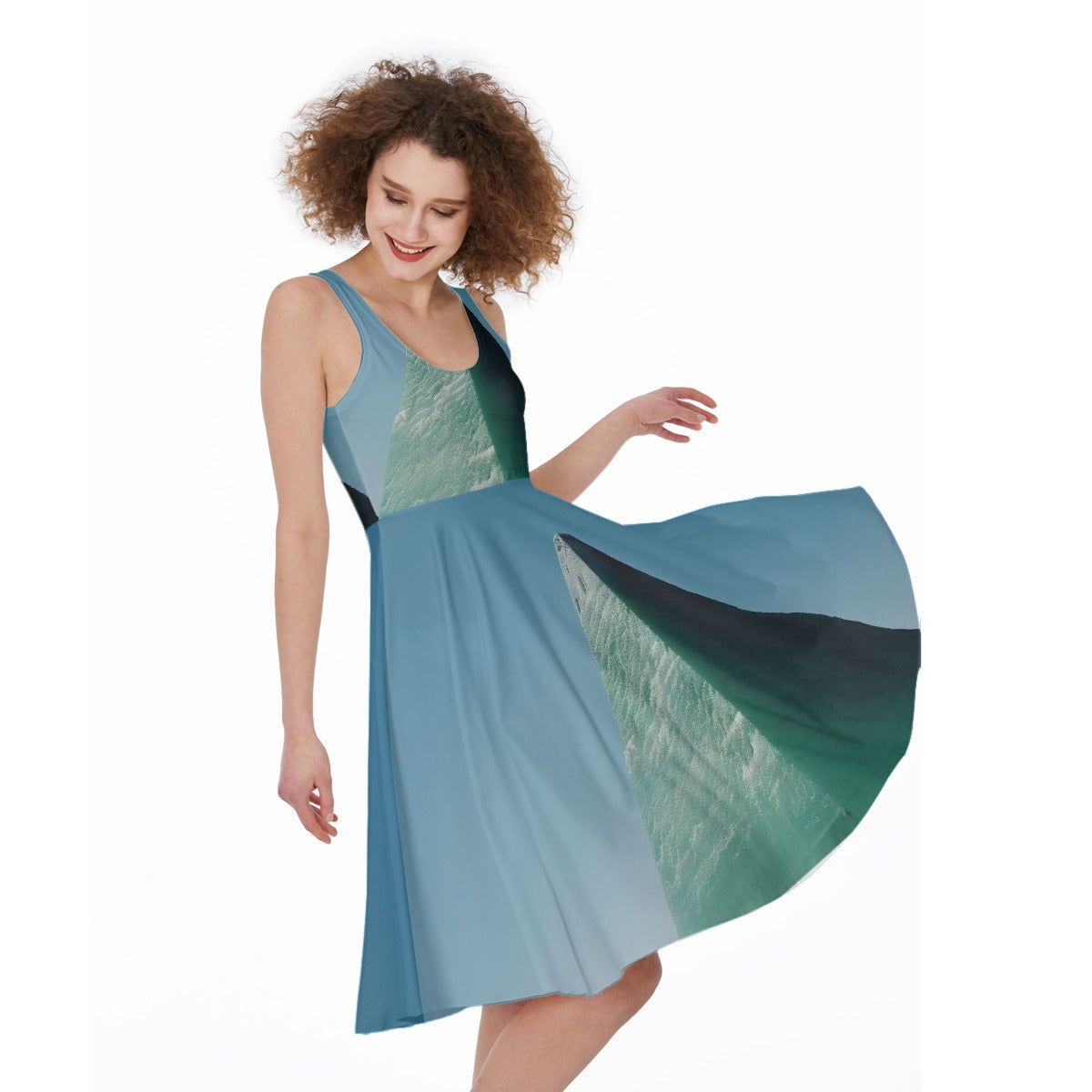 All-Over Print Women's Sleeveless Dress