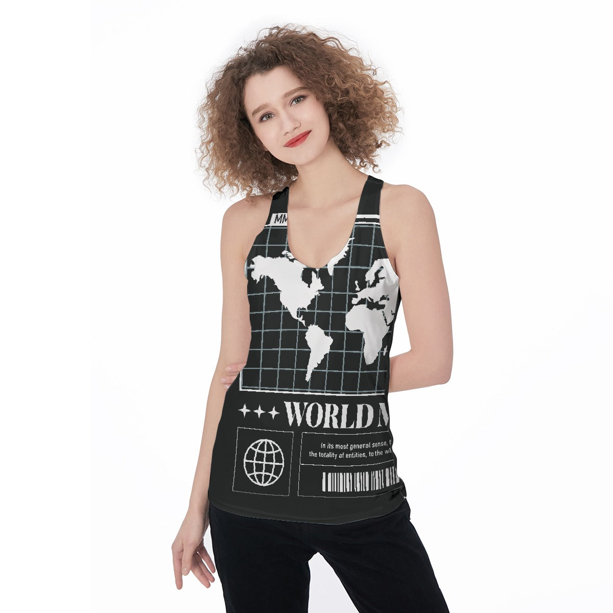 All-Over Print Women's Racerback Tank Top