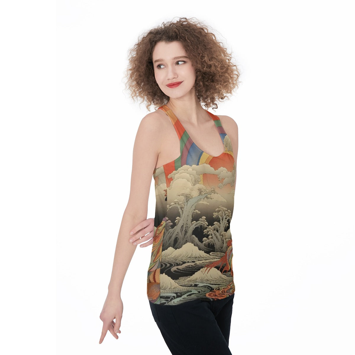 All-Over Print Women's Racerback Tank Top