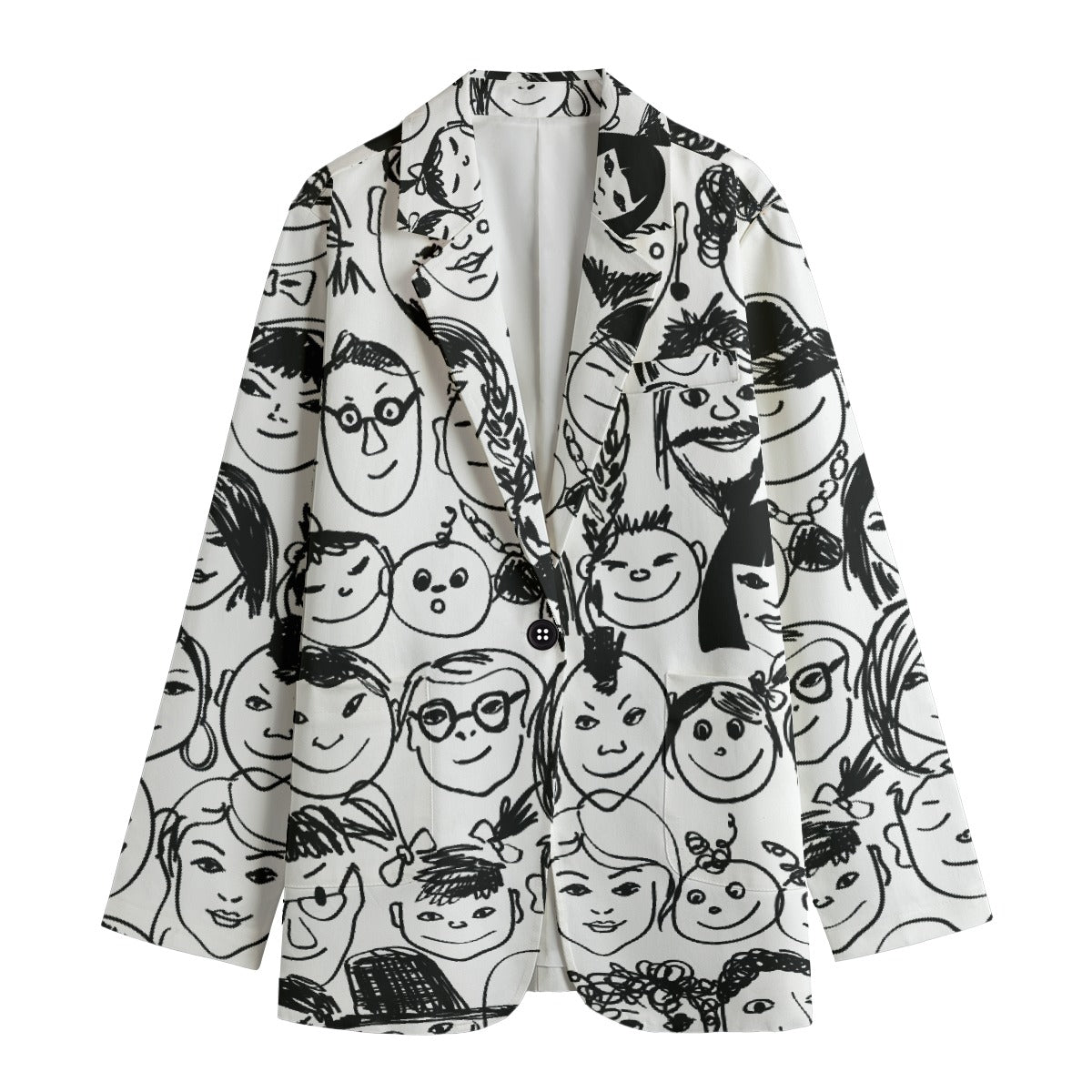 All-Over Print Women's Leisure Blazer