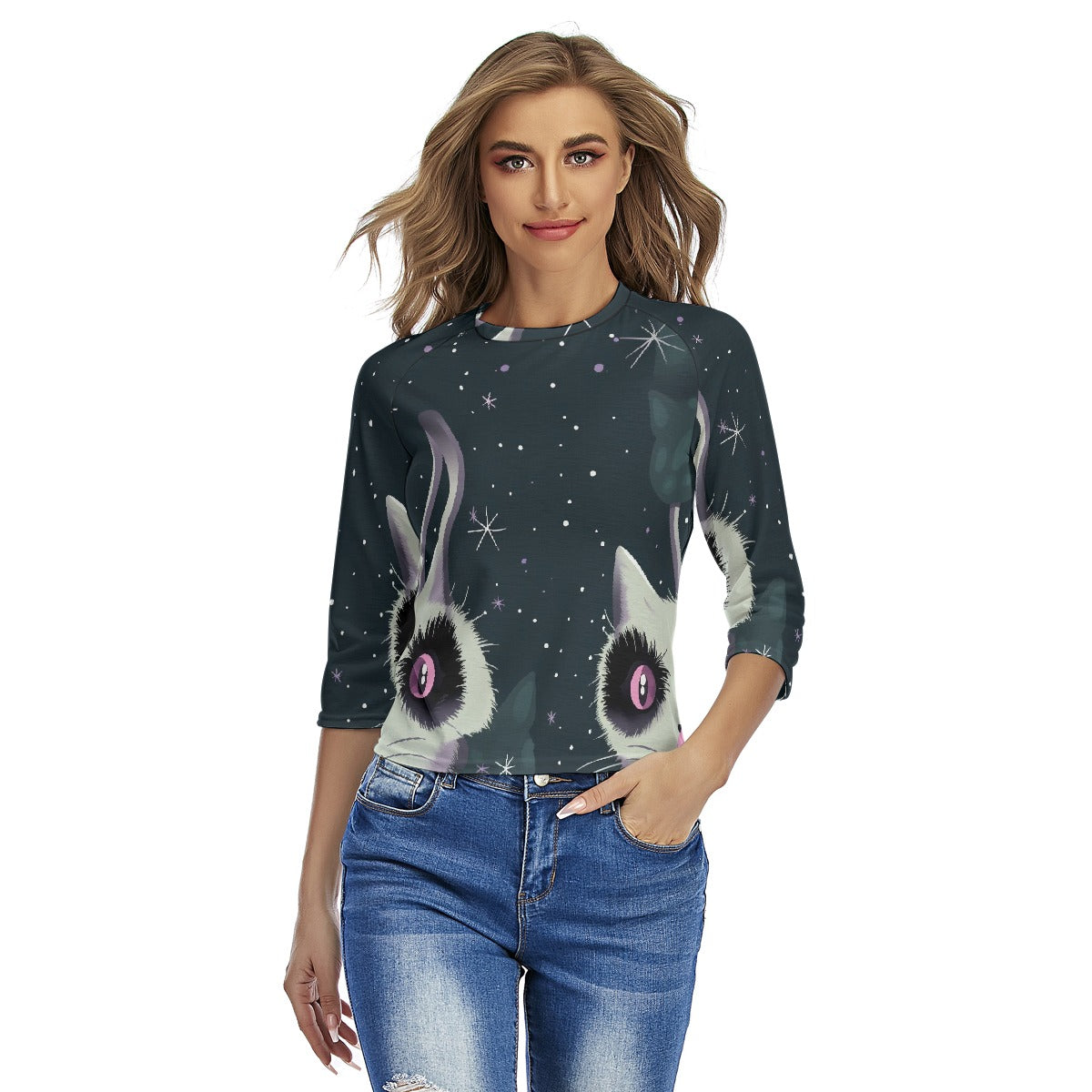 All-Over Print Women's Raglan Sleeves T-shirts