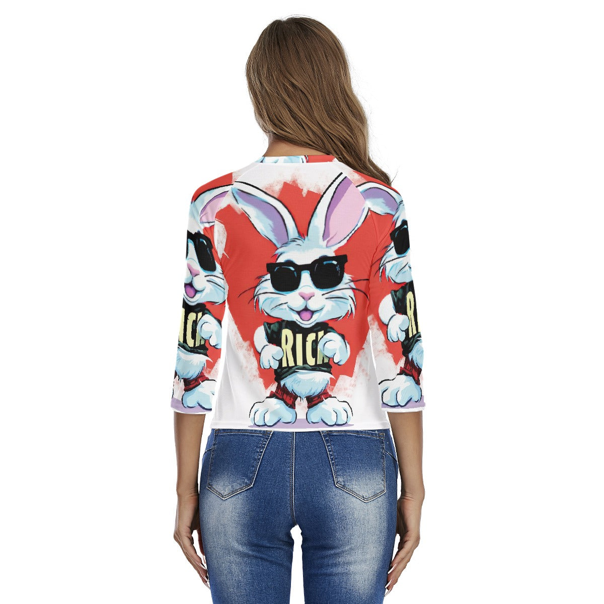 All-Over Print Women's Raglan Sleeves T-shirts