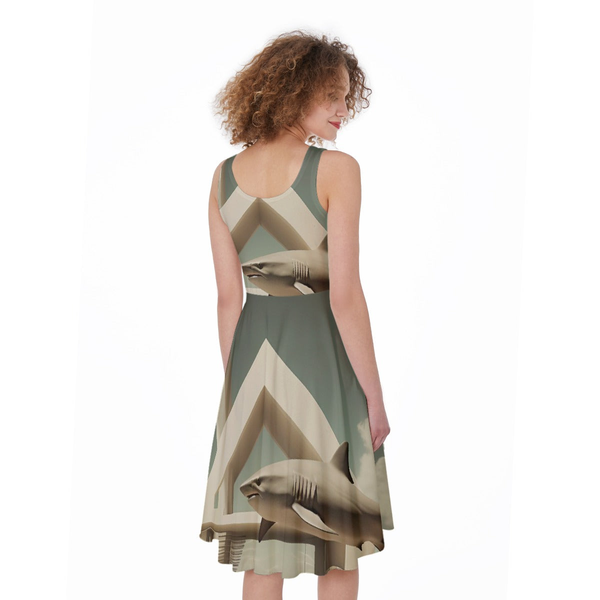 All-Over Print Women's Sleeveless Dress