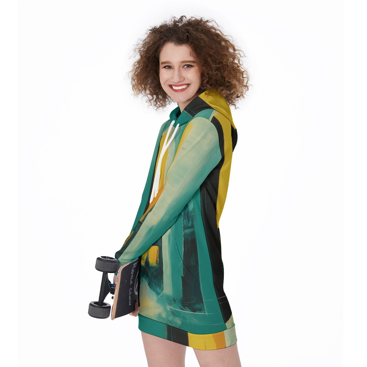 All-Over Print Women's Long Hoodie