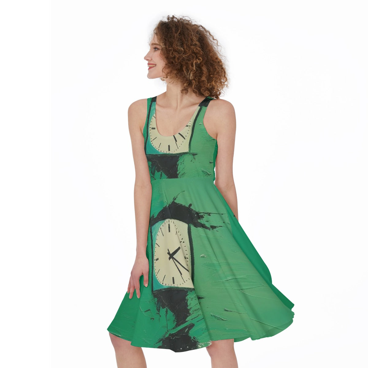 All-Over Print Women's Sleeveless Dress