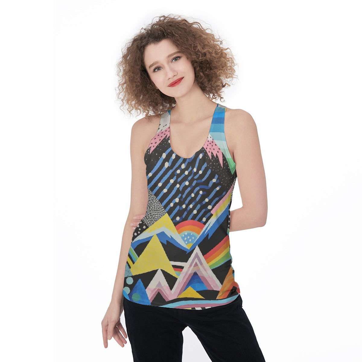 All-Over Print Women's Racerback Tank Top