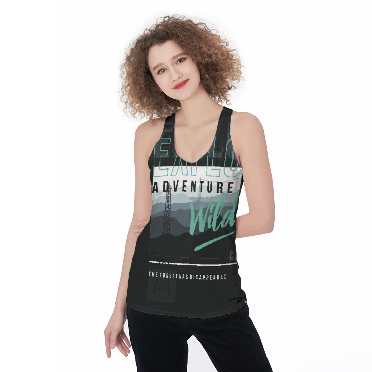 All-Over Print Women's Racerback Tank Top