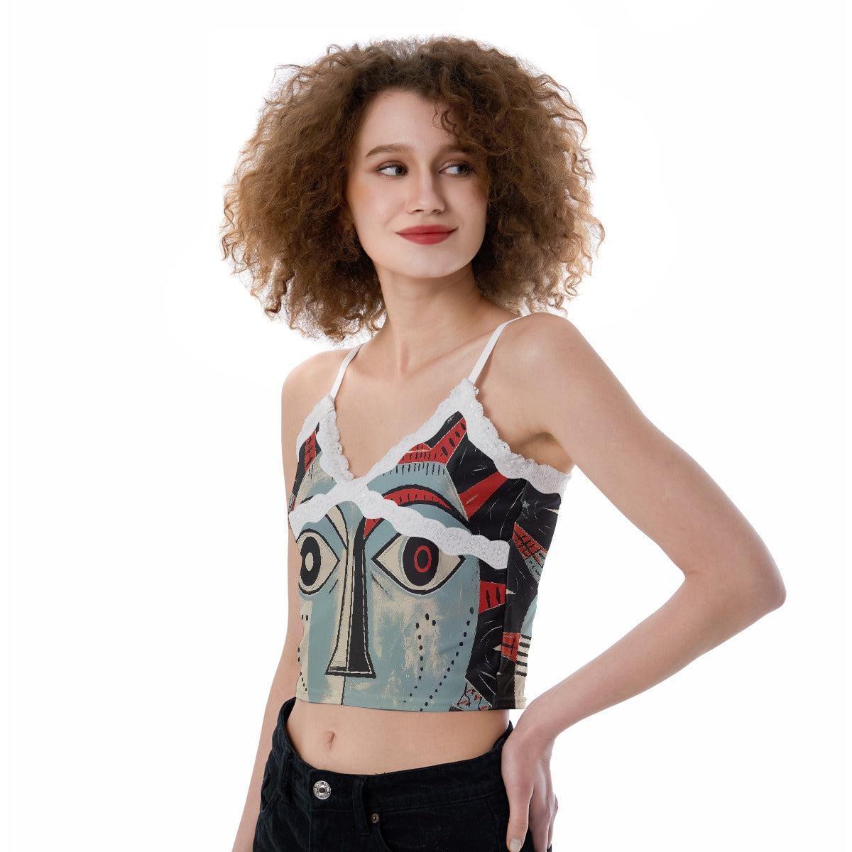 All-Over Print Women's Lace Camisole
