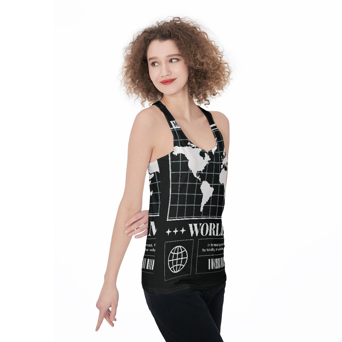 All-Over Print Women's Racerback Tank Top