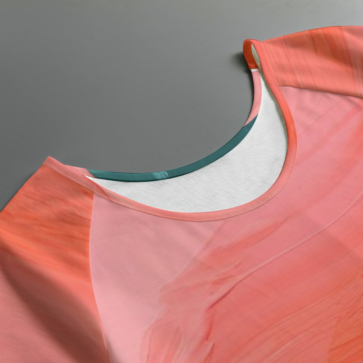 All-Over Print Women's Round Neck T-shirt With Raglan Sleeve